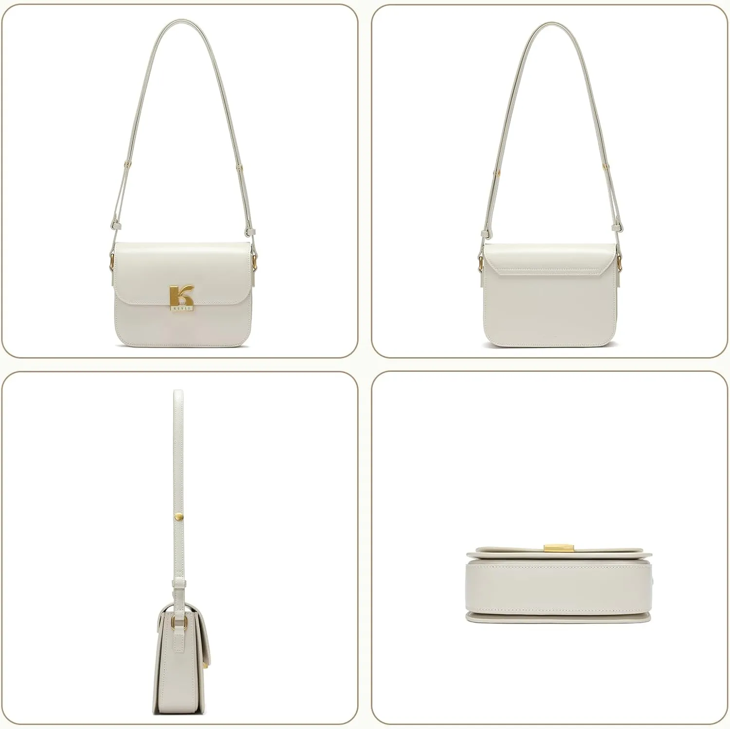 Keyli Crescent Bags For Women with RFID Protection