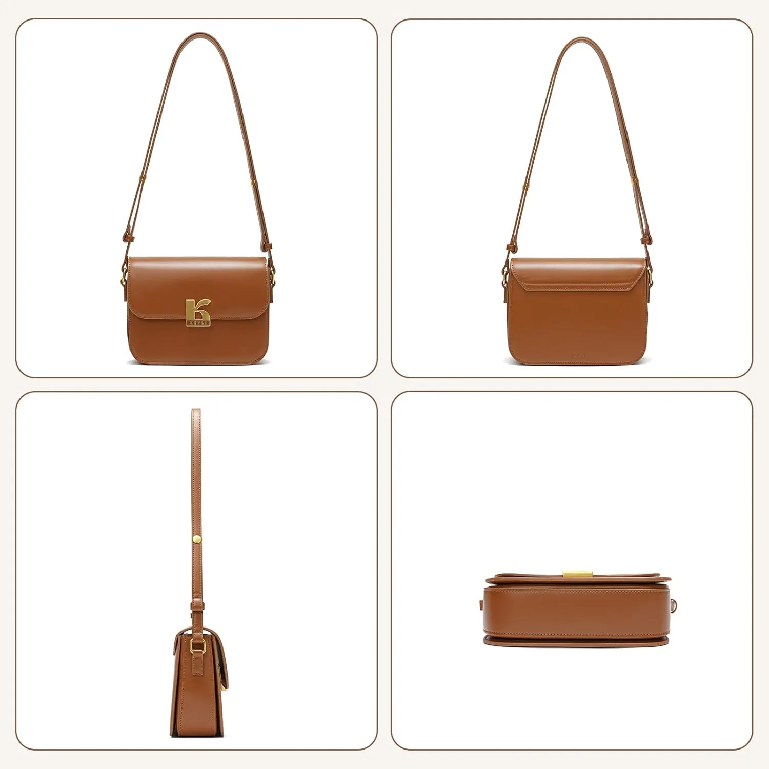 Keyli Crescent Bags For Women with RFID Protection