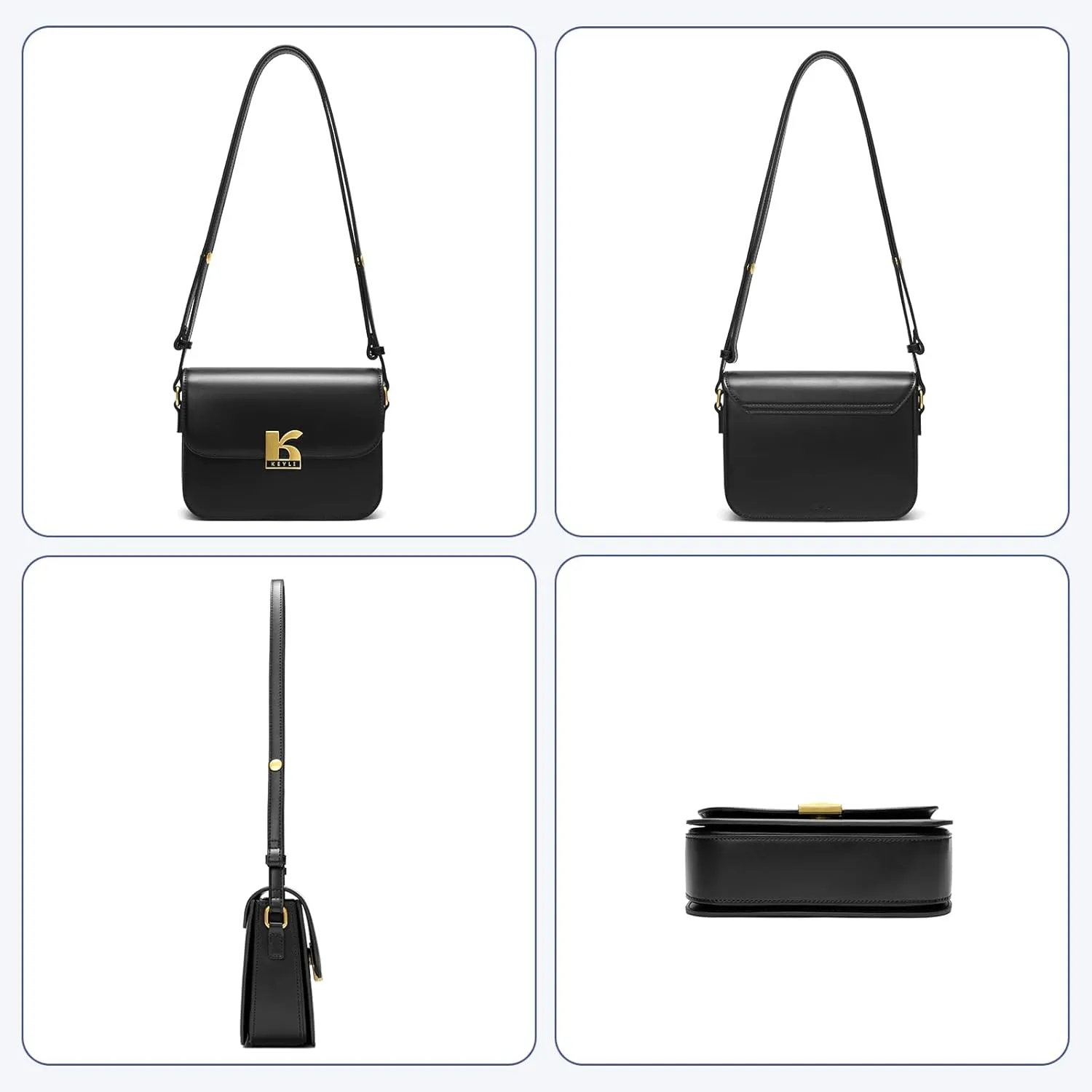 Keyli Crescent Bags For Women with RFID Protection