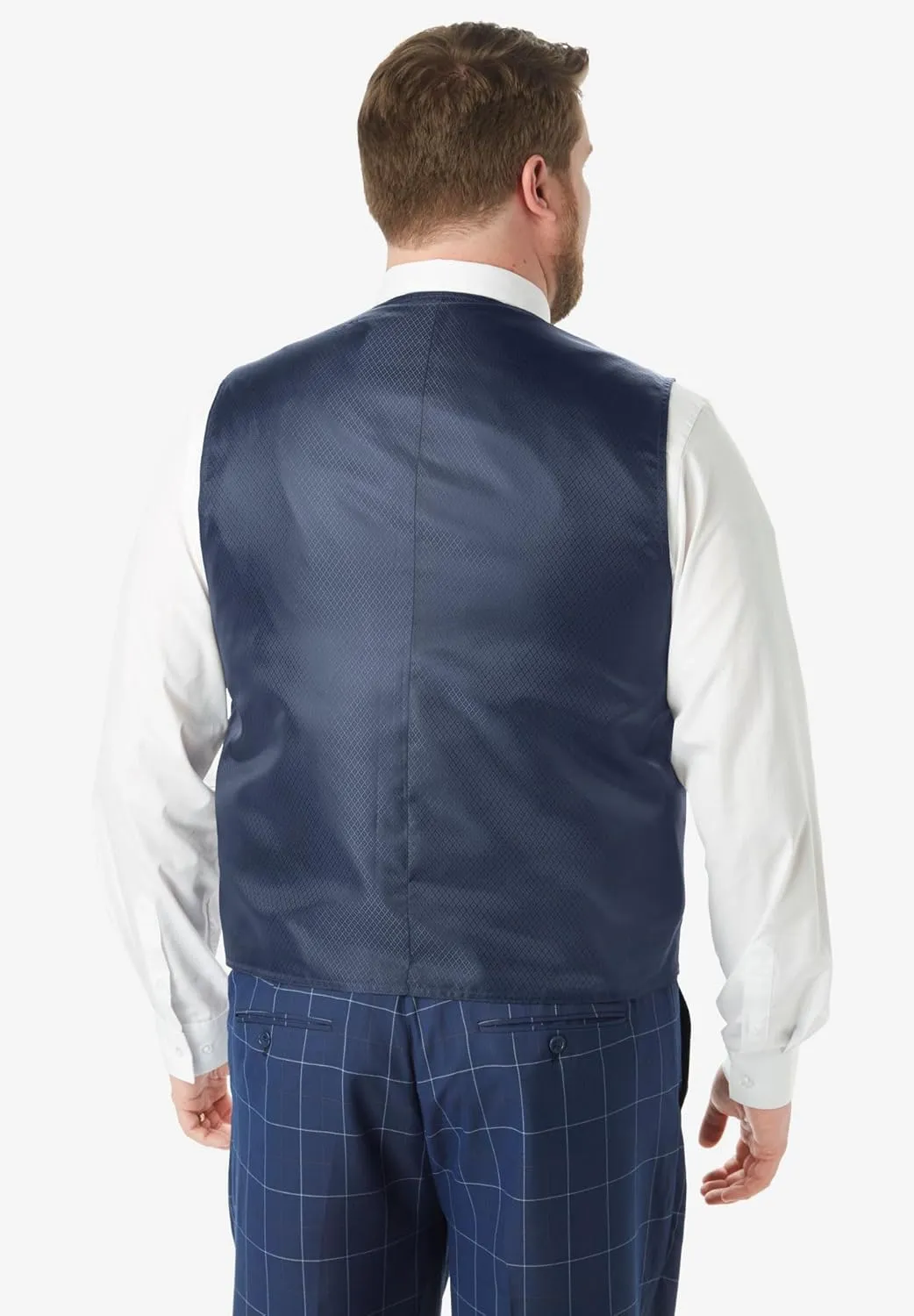 KingSize Men's Big & Tall KS Signature Collection Easy Movement 5-Button Suit Vest