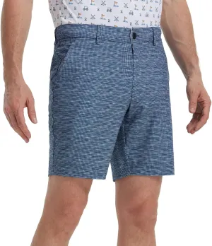 M MAELREG Golf Shorts Men Print Quick Dry 9" Stretch Lightweight Water-Resistant Flex Flat Front Fashion Mens Shorts Casual