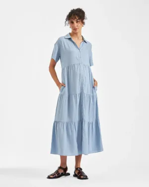 Macy Longline Linen Dress