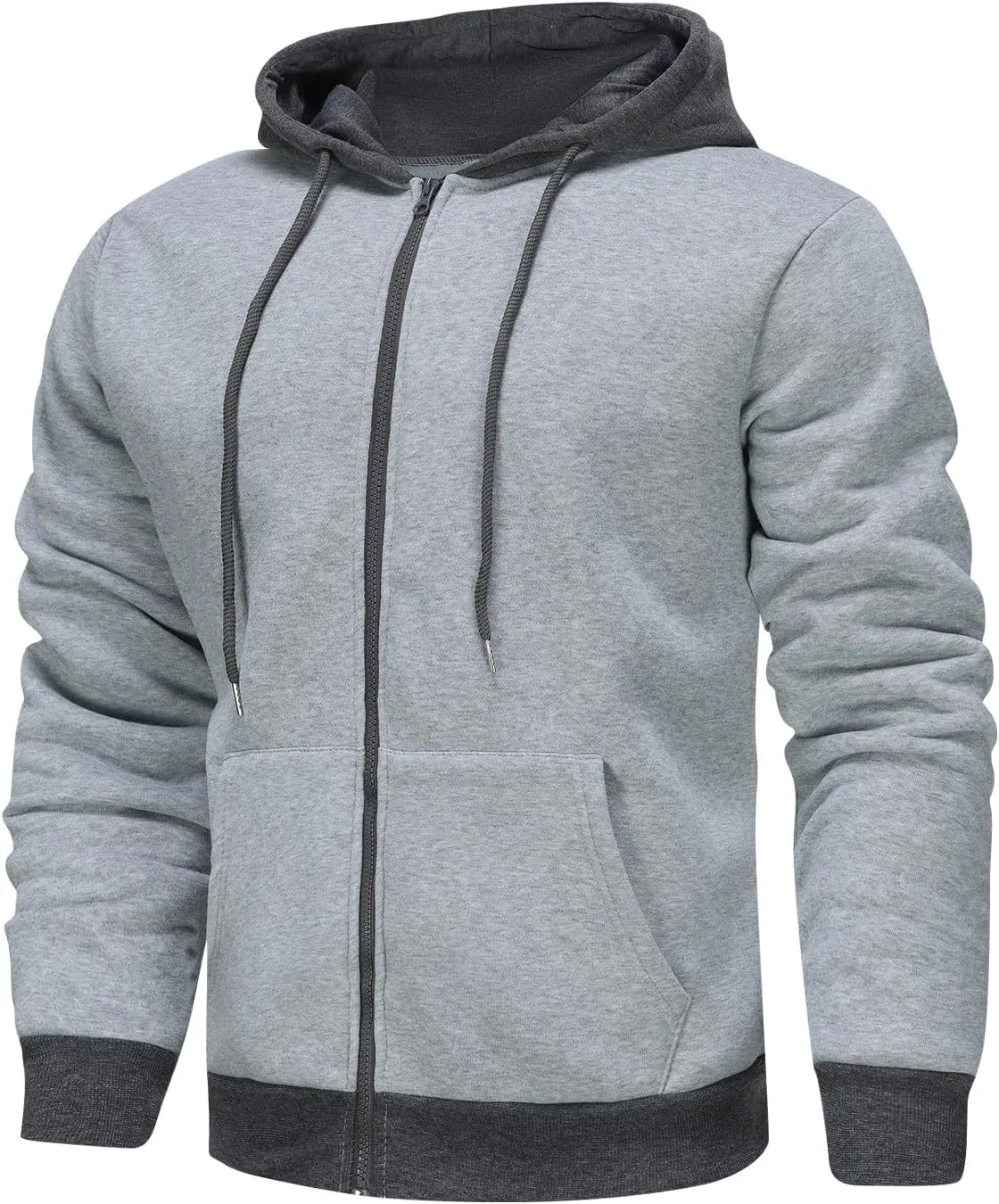 Men Sweatshirt Fall Vintage Long Sleeve Lightweight Drawstring Pullover Casual Work Trendy Hoodies