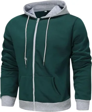Men Sweatshirt Fall Vintage Long Sleeve Lightweight Drawstring Pullover Casual Work Trendy Hoodies