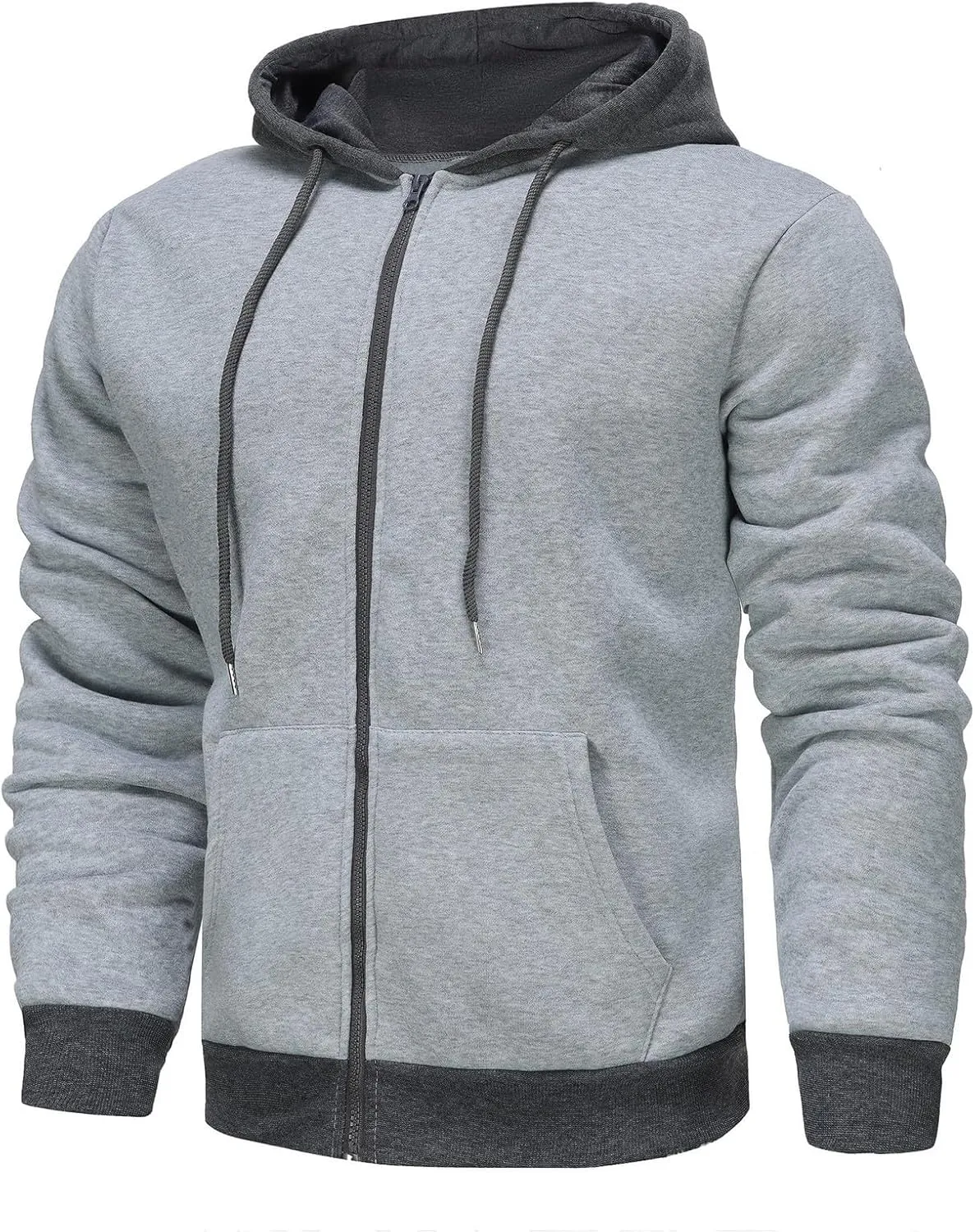 Men Sweatshirt Fall Vintage Long Sleeve Lightweight Drawstring Pullover Casual Work Trendy Hoodies