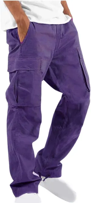 Men's Cargo Pants Stretch Casual Lightweight Relaxed Fit Pants for Men Fashion Trendy 2025 Sports Workout Pants