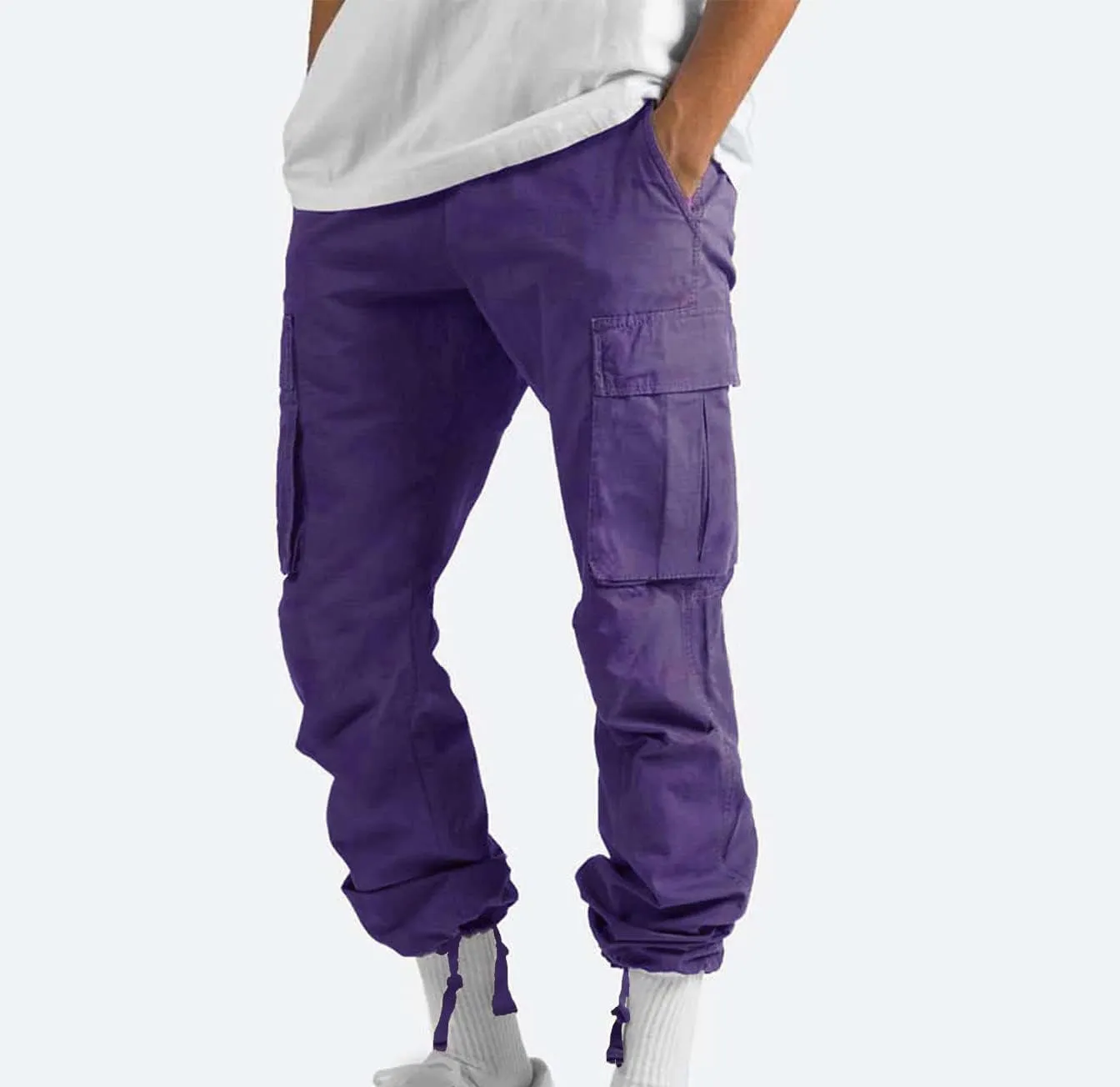 Men's Cargo Pants Stretch Casual Lightweight Relaxed Fit Pants for Men Fashion Trendy 2025 Sports Workout Pants