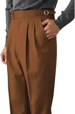 Men's Classic Fit Suit Pants Casual Dress Pants Slim Fit Flat Front Trousers