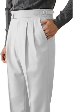 Men's Classic Fit Suit Pants Casual Dress Pants Slim Fit Flat Front Trousers