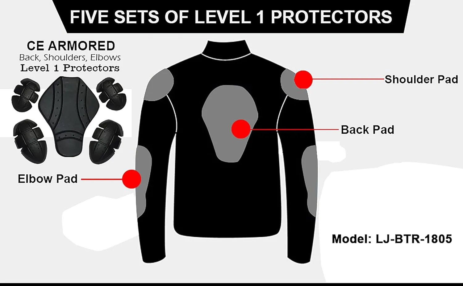 Men's Motorbike Premium Quality Leather Jacket Distress Zip Up Motorcycle Protection