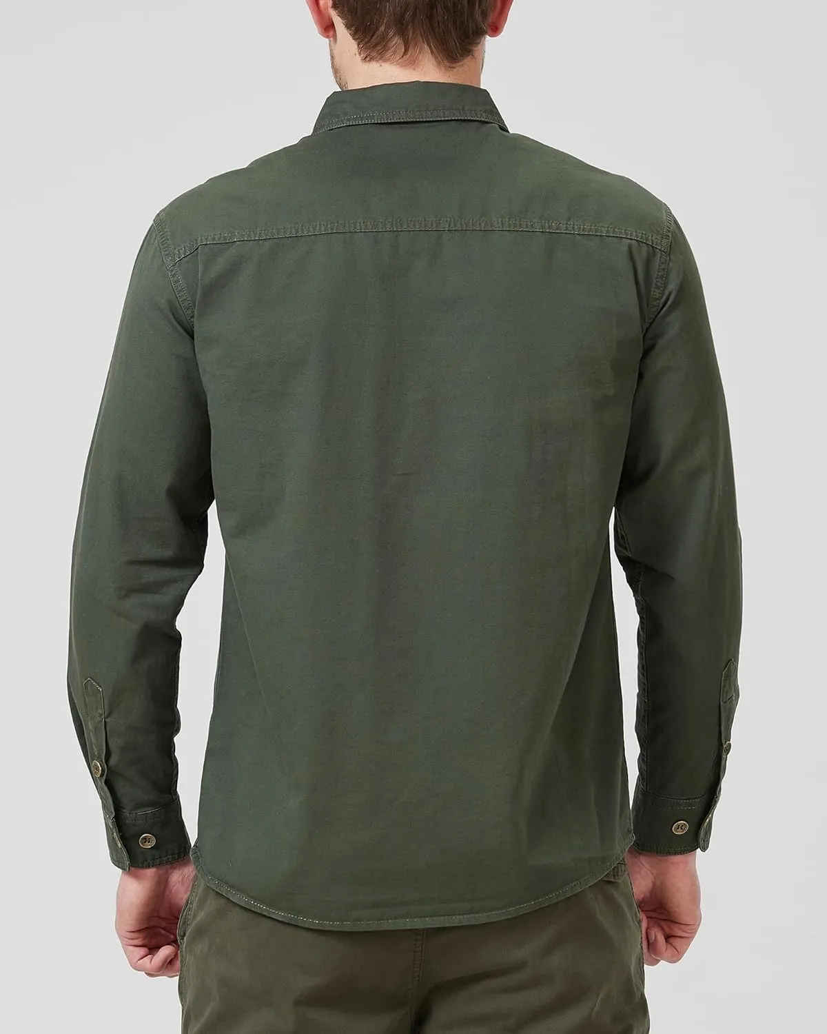 Mens Outdoor Long Sleeve Shirt - Lightweight, Breathable, Quick-Dry, UV Protection