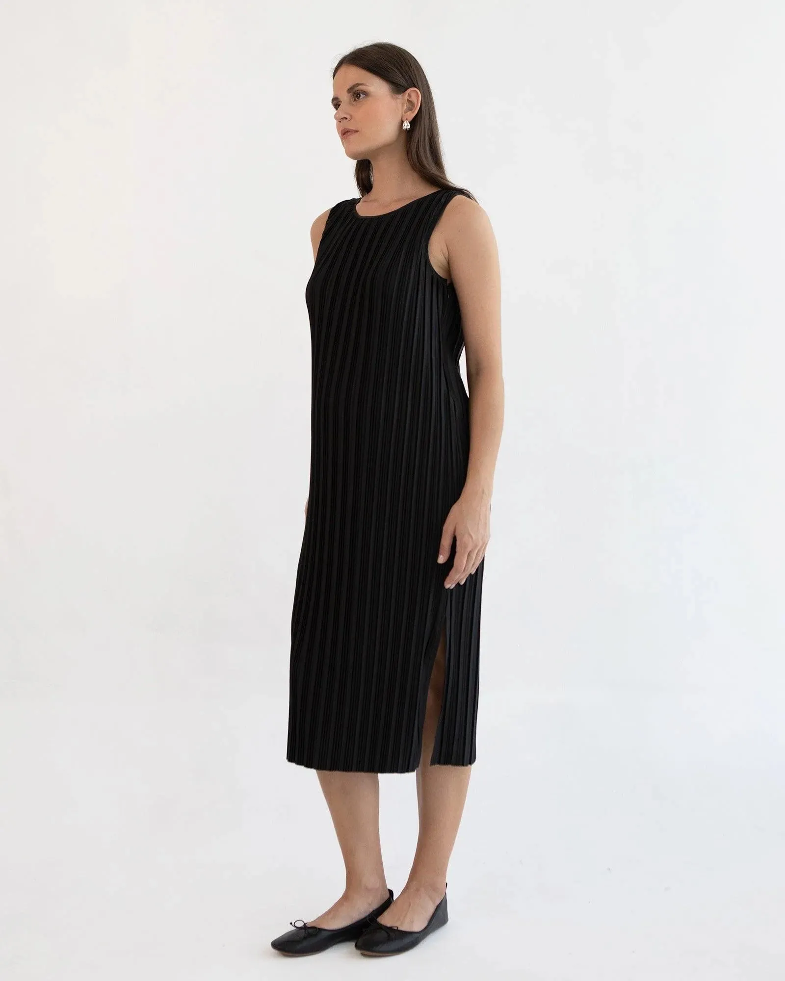 Michelle Nursing Pleat Dress