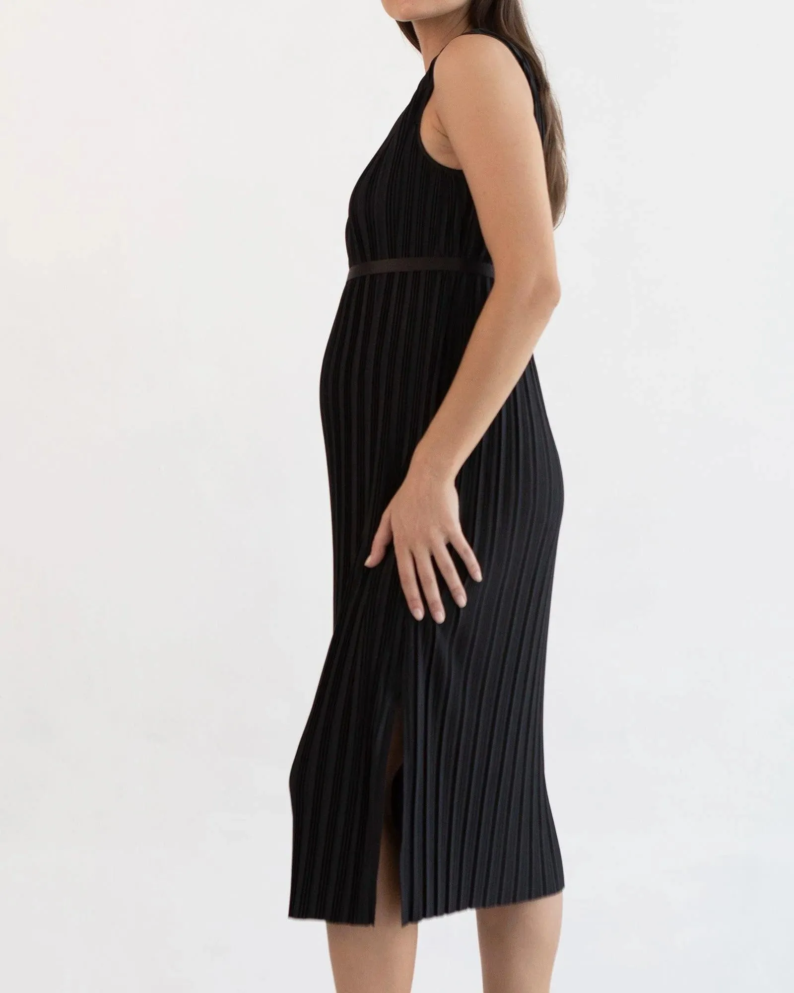 Michelle Nursing Pleat Dress