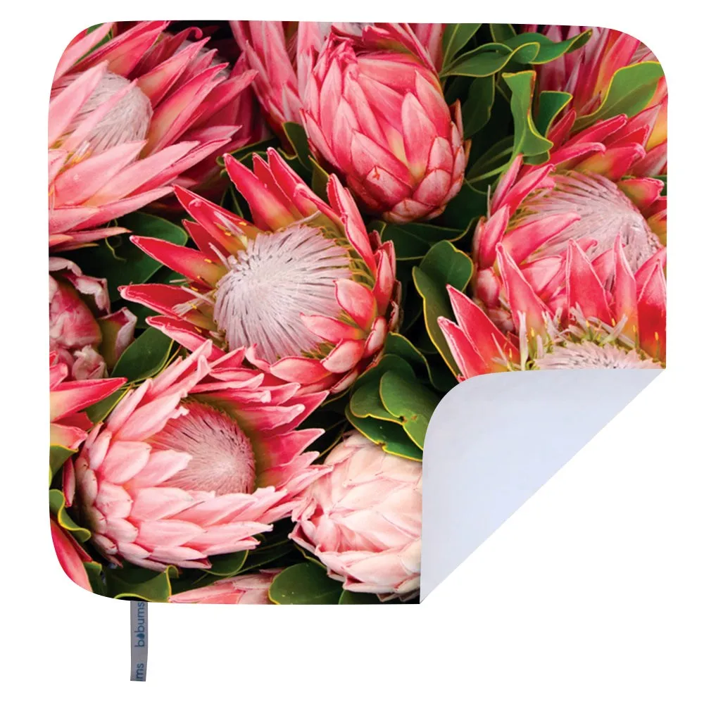Microfibre - Towel 4 Two - Printed Beach Blanket - King Pink Protea