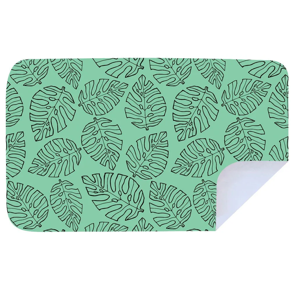 Microfibre XL Printed Towel - Leaf Sketch