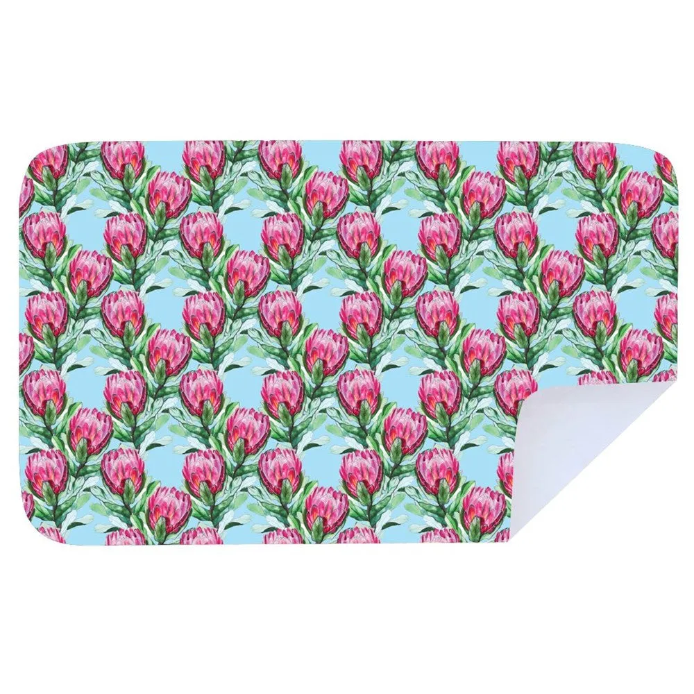 Microfibre XL Printed Towel - Protea Painting