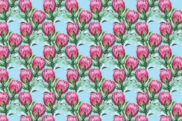 Microfibre XL Printed Towel - Protea Painting