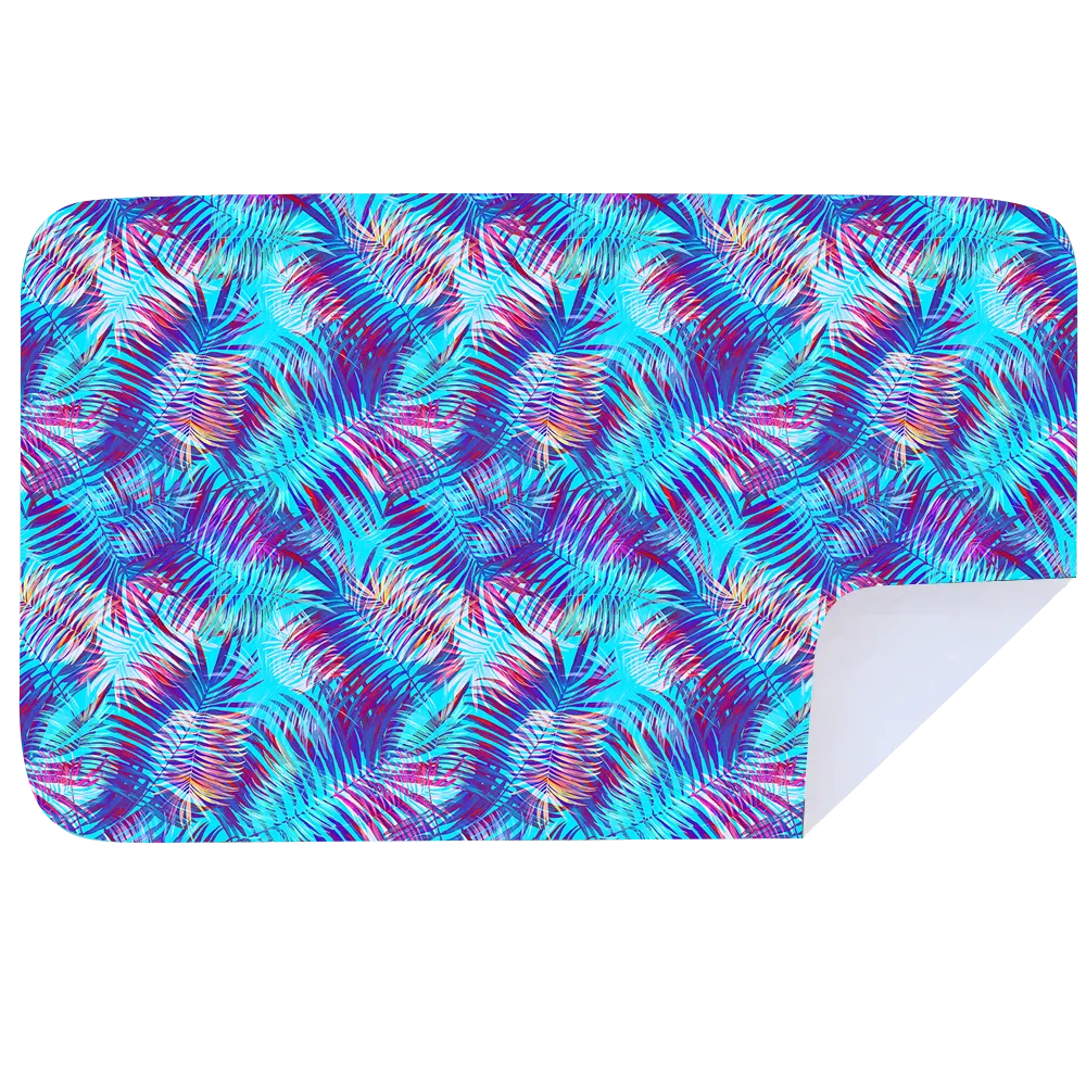 Microfibre XL Printed Towel - Turq Fern