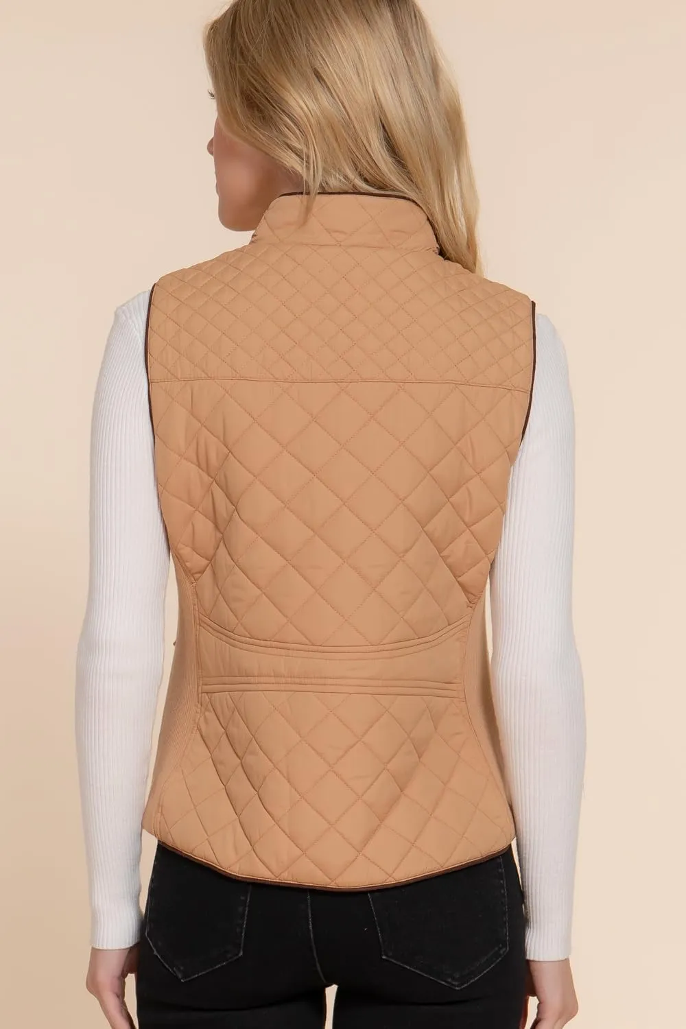 NE PEOPLE Womens Lightweight Quilted Padding Zip Up Vest Gilet(S-3XL)