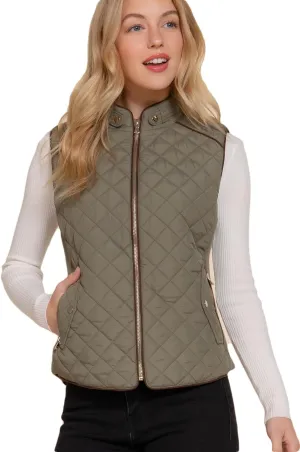 NE PEOPLE Womens Lightweight Quilted Padding Zip Up Vest Gilet(S-3XL)