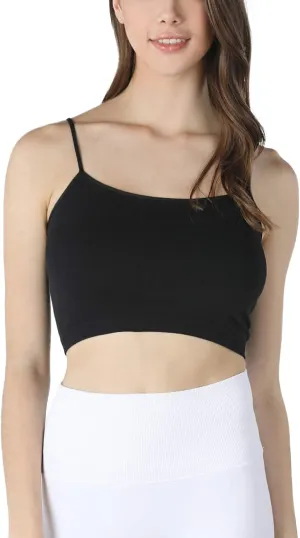 NIKIBIKI Women Seamless Classic Crop Top Bralette, Made in U.S.A, One Size