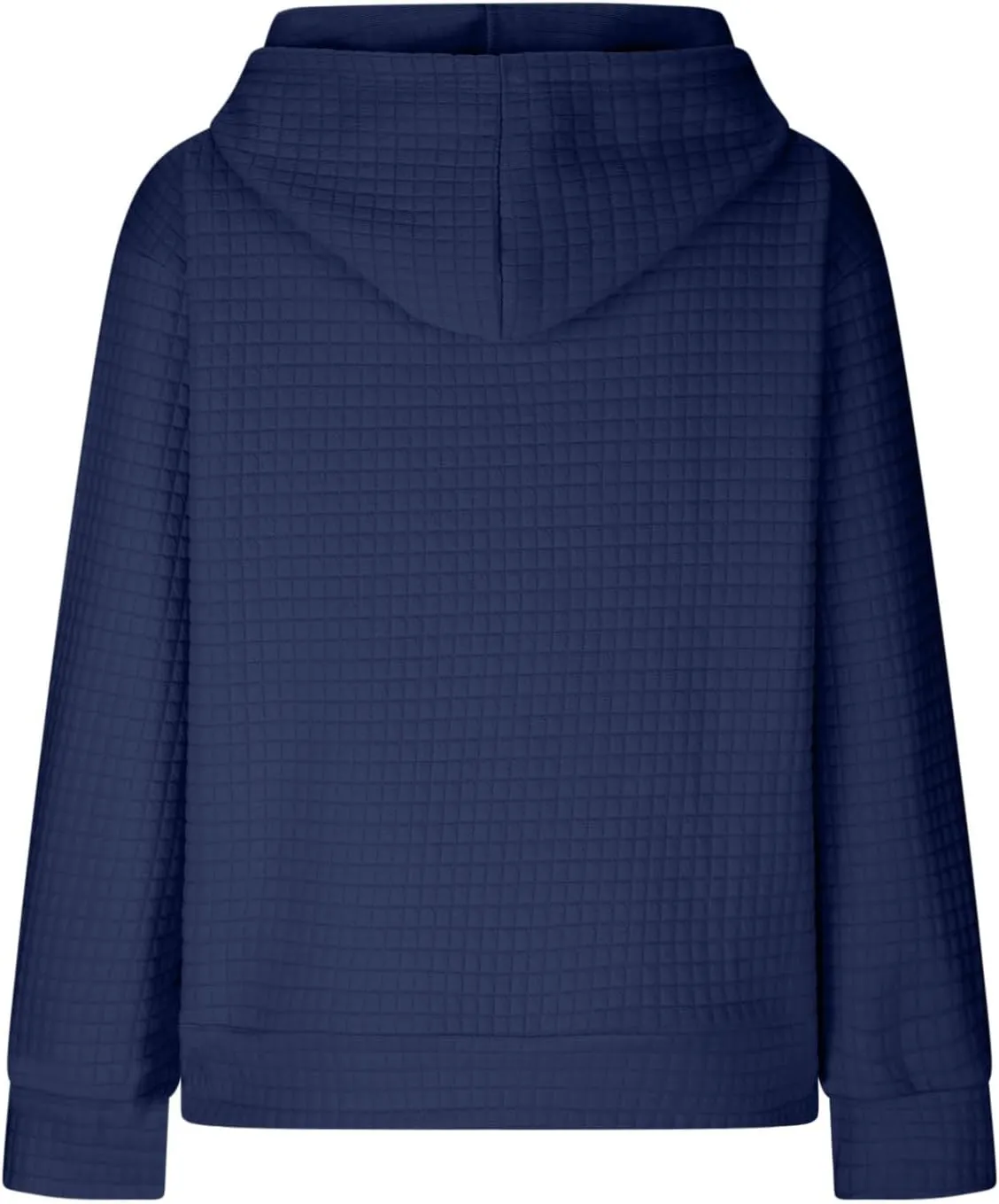Oversized Hoodie for Women Plus Size Long Sleeve Waffle Sweatshirt Casual Loose Pullover Trendy Tops with Pocket
