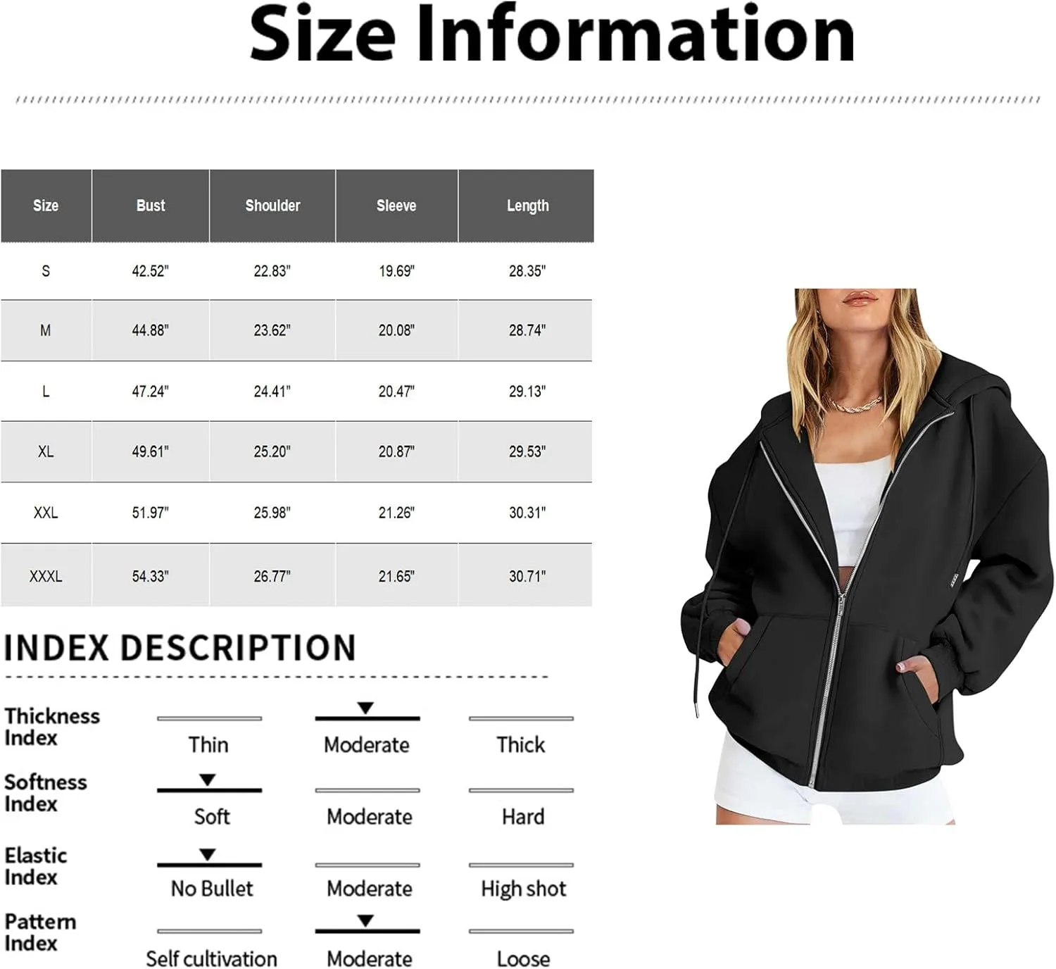Oversized Sweatshirt for Women,Womens Casual Zip Up Hoodie Trendy Y2k Long Sleeve Jacket with Poickets