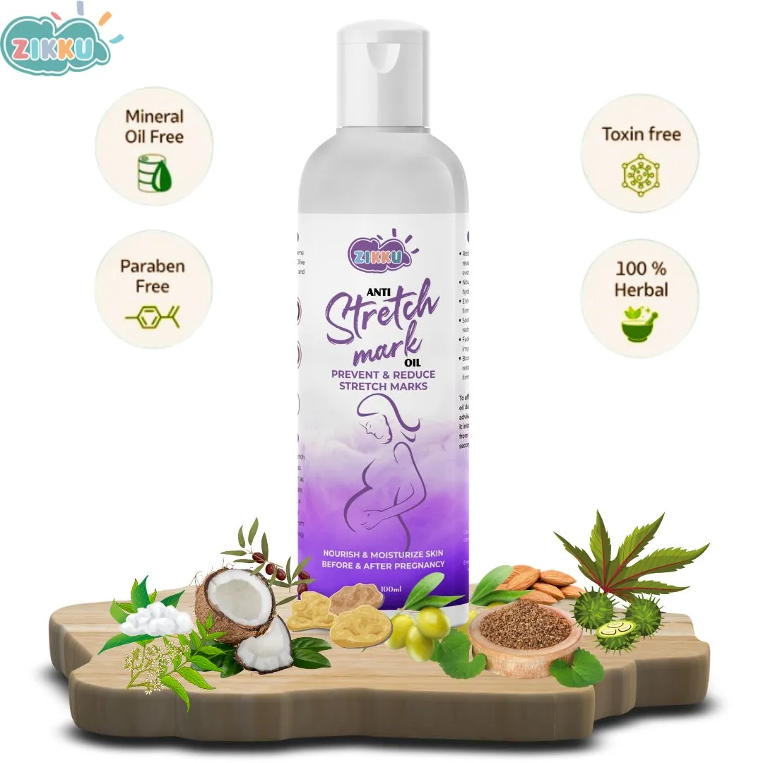 Post-Birth Recovery Kit for Mothers (Postpartum Abdominal Belt   Herbal Stretchmark Oil   Herbal Body Massage Oil)
