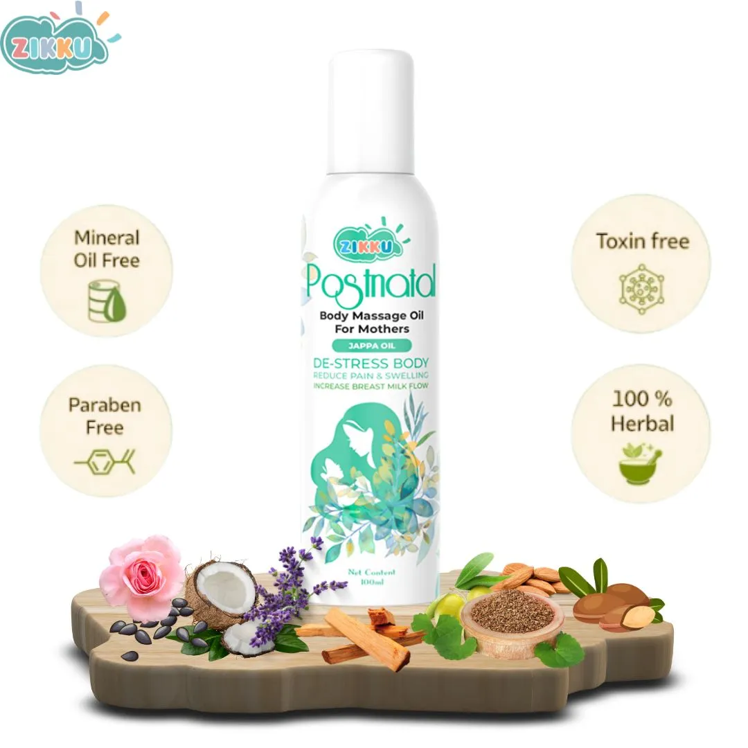 Post-Birth Recovery Kit for Mothers (Postpartum Abdominal Belt   Herbal Stretchmark Oil   Herbal Body Massage Oil)