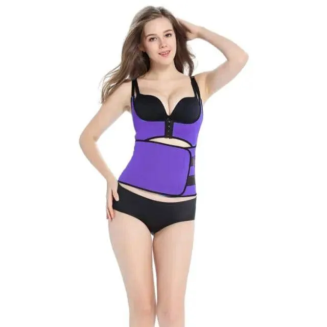 Postpartum Belt Waist Slimming Corset Maternity Double Control Waist Trainer Hot Sauna Shapewear Modeling Strap Underwear Women