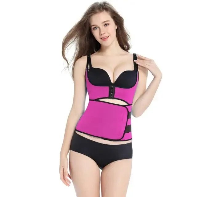 Postpartum Belt Waist Slimming Corset Maternity Double Control Waist Trainer Hot Sauna Shapewear Modeling Strap Underwear Women