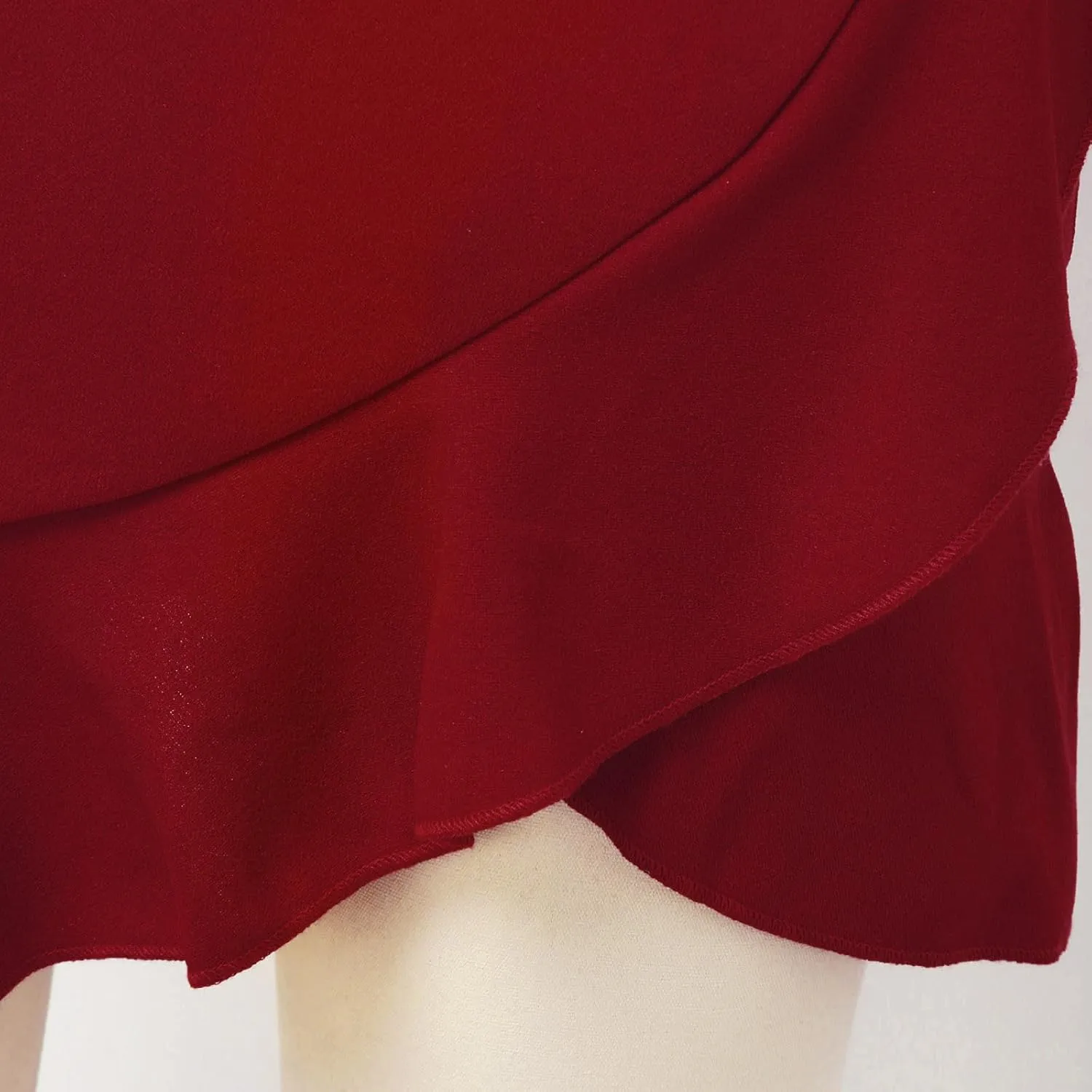PTOLOCIF Cocktail Dresses for Women Elegant Bodycon Midi Dress Short Sleeve Ruffle Hem Ruched Dresses Wedding Guest Dresses