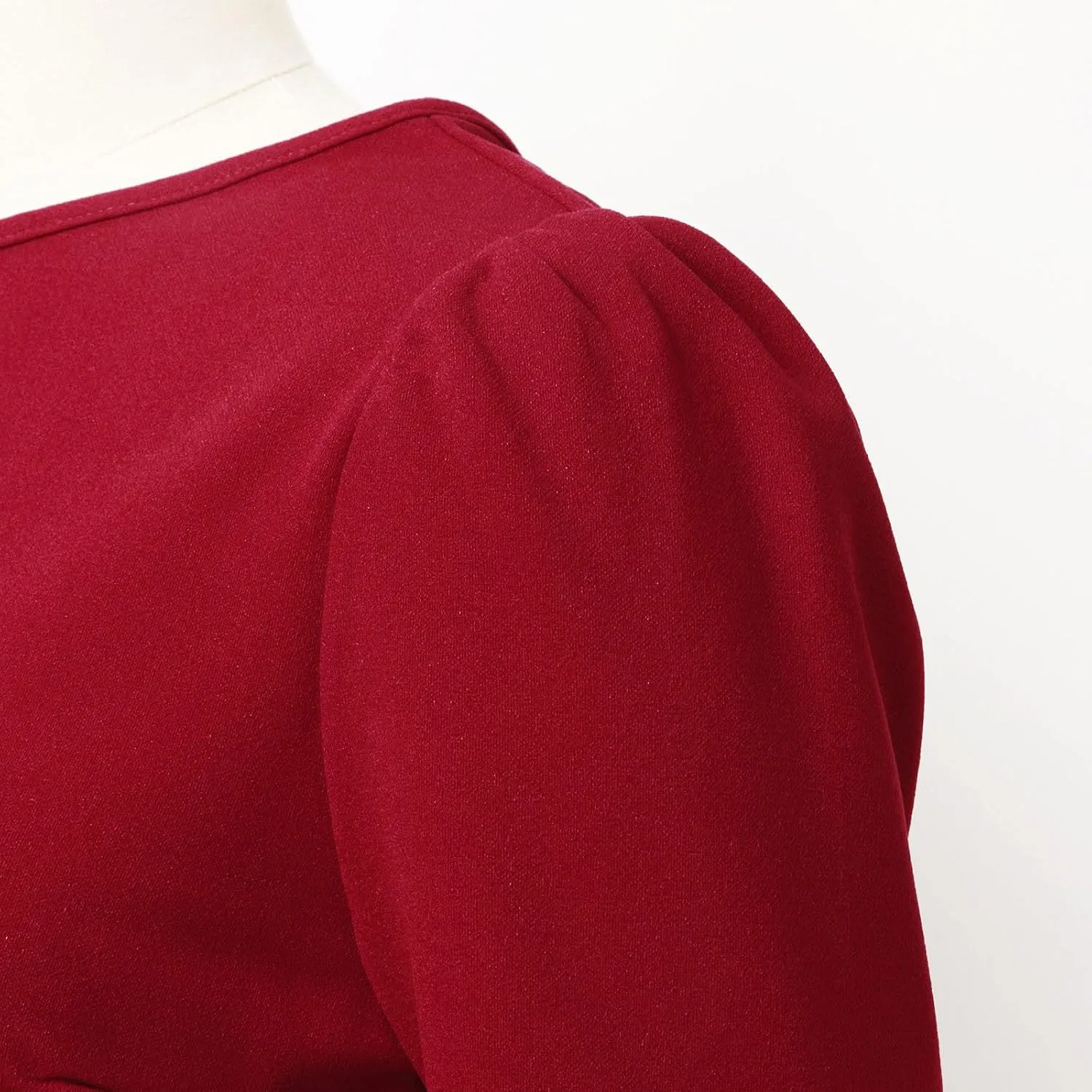 PTOLOCIF Cocktail Dresses for Women Elegant Bodycon Midi Dress Short Sleeve Ruffle Hem Ruched Dresses Wedding Guest Dresses
