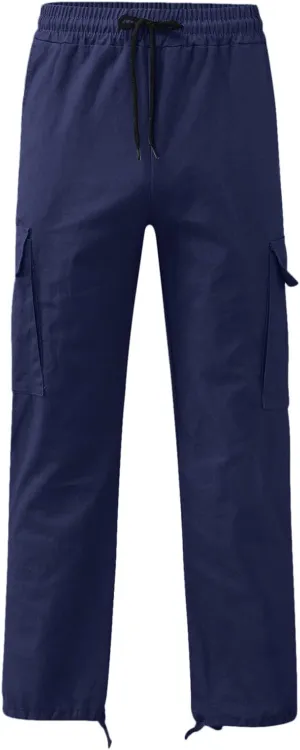 sdbrld Cargo Pants For Men Mens Casual Relaxed Fit Beach Pants Streetwear Baggy Trousers Cargo Pants with Zipper Pockets