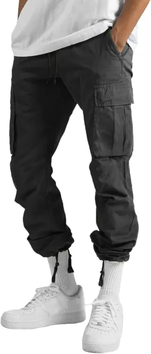 sdbrld Cargo Pants For Men Mens Casual Relaxed Fit Pants Beach Streetwear Baggy Trousers Cargo Pants with Zipper Pockets