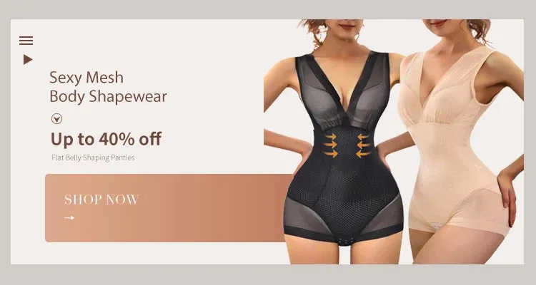 Seamless Plus Size Bodysuit  Postpartum Butt Lift Shapewear