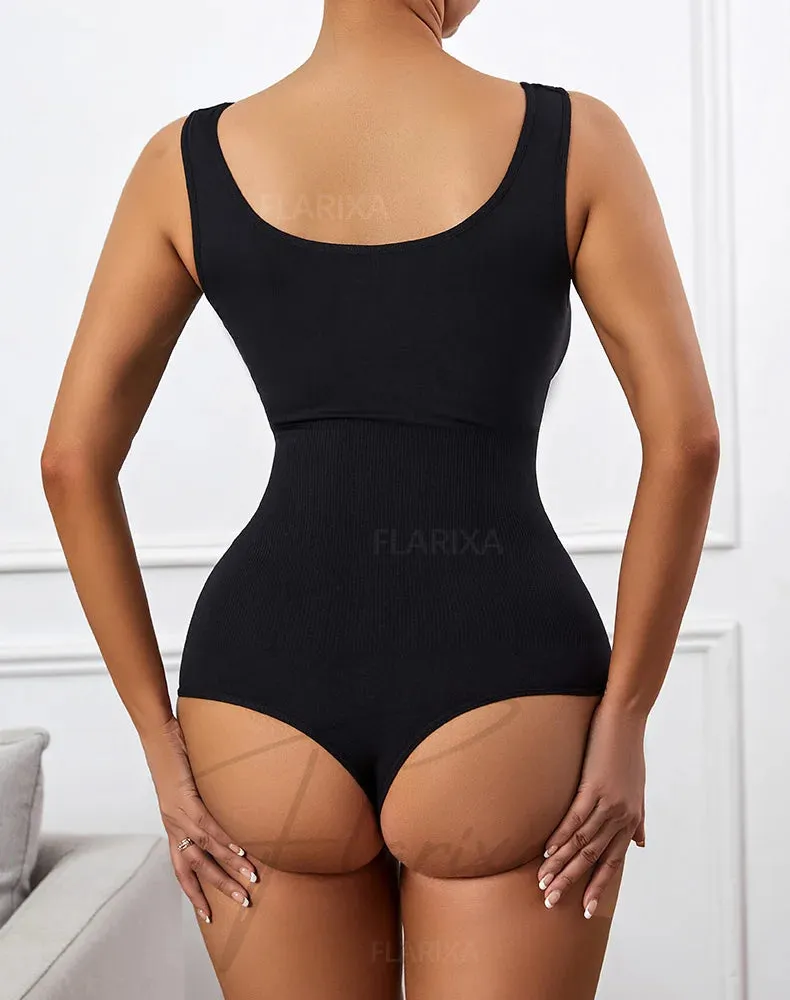 Seamless Plus Size Bodysuit  Postpartum Butt Lift Shapewear