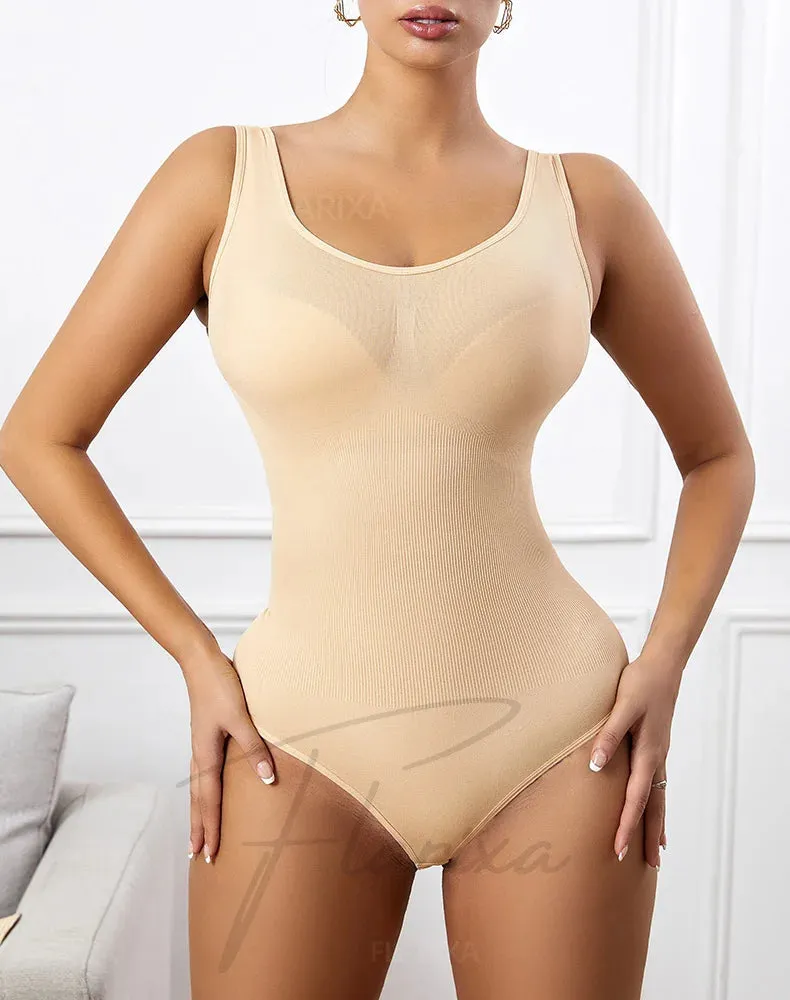 Seamless Plus Size Bodysuit  Postpartum Butt Lift Shapewear