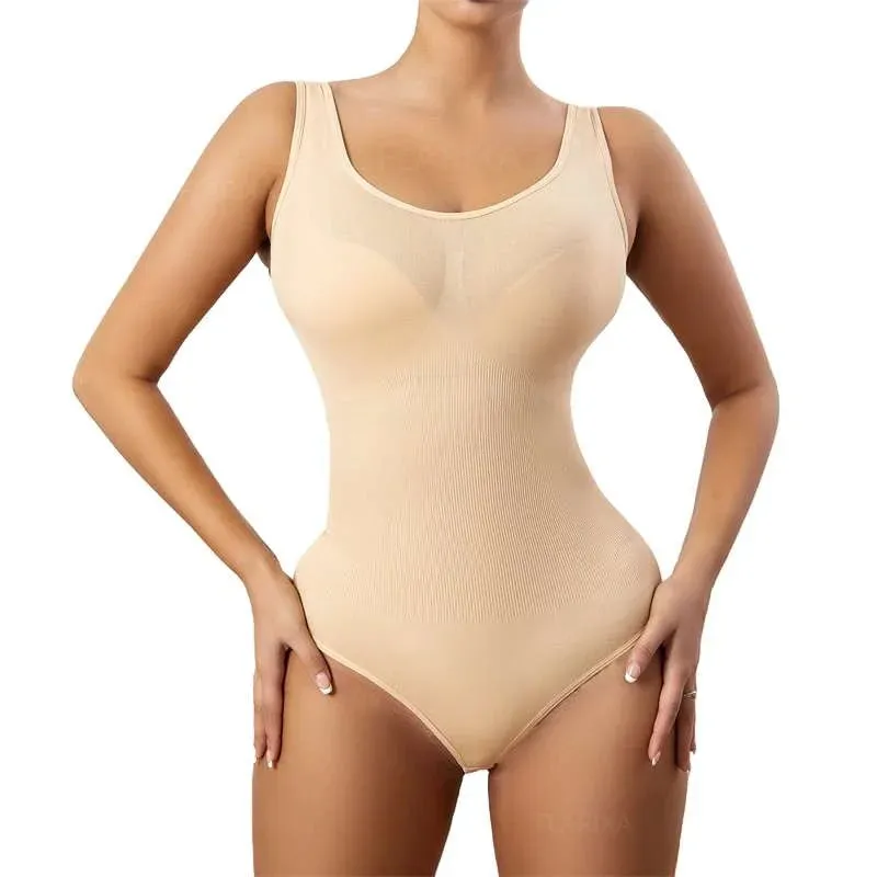 Seamless Plus Size Bodysuit  Postpartum Butt Lift Shapewear