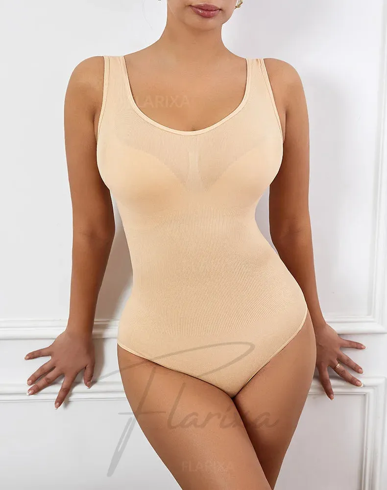 Seamless Plus Size Bodysuit  Postpartum Butt Lift Shapewear