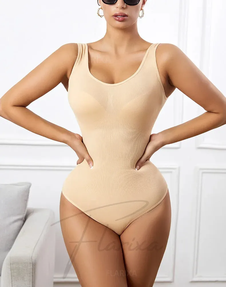 Seamless Plus Size Bodysuit  Postpartum Butt Lift Shapewear