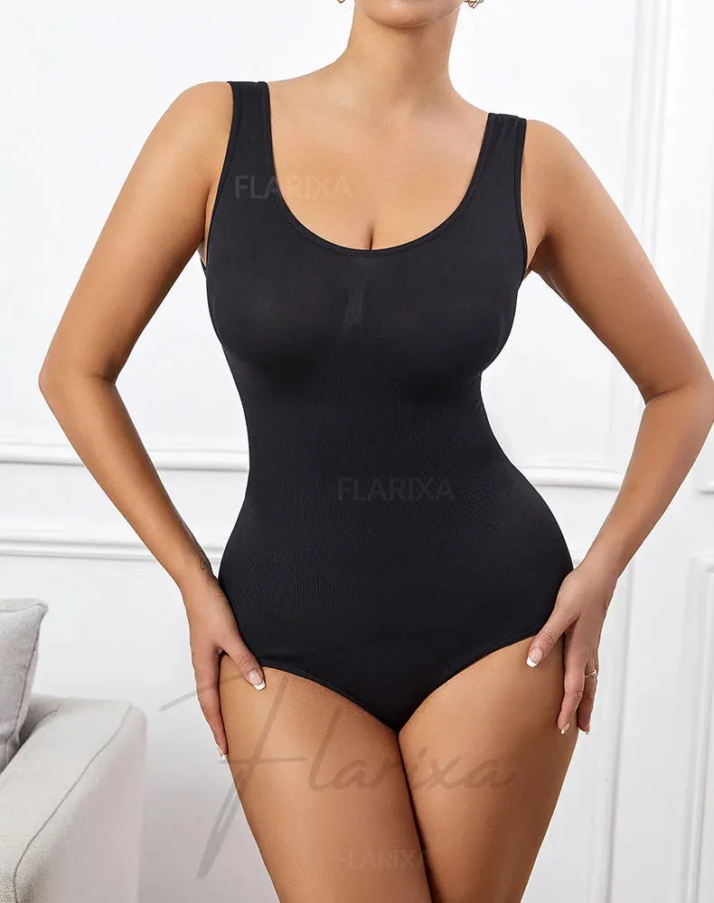 Seamless Plus Size Bodysuit  Postpartum Butt Lift Shapewear