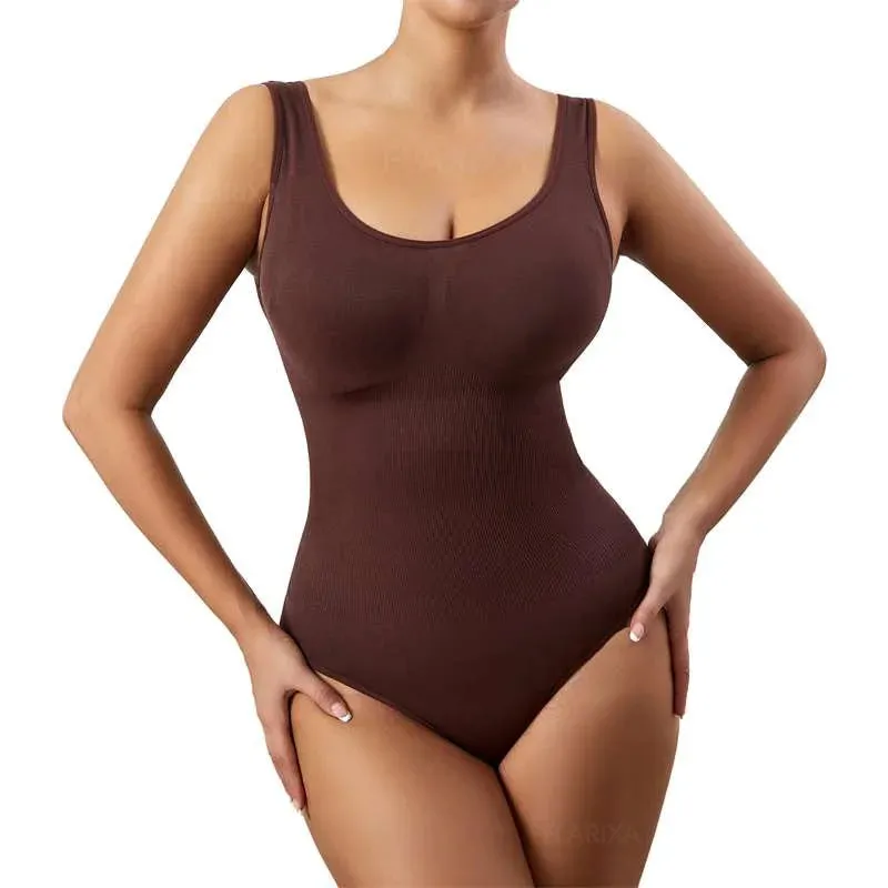 Seamless Plus Size Bodysuit  Postpartum Butt Lift Shapewear