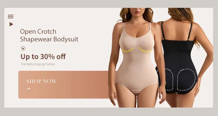 Seamless Plus Size Bodysuit  Postpartum Butt Lift Shapewear