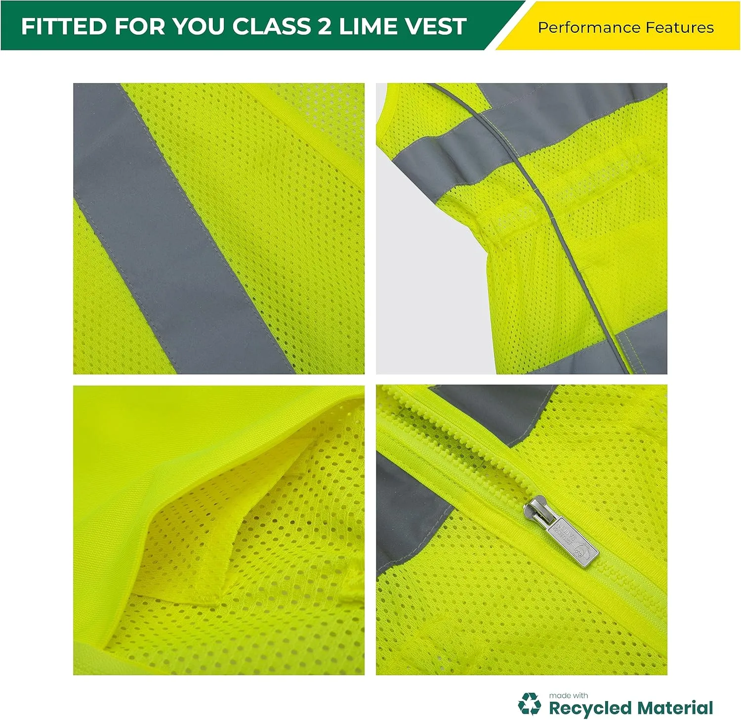 Shine Bright Safety Vest - High Visibility with Reflective Straps and Pockets  Premium, Soft, Durable, and Breathable