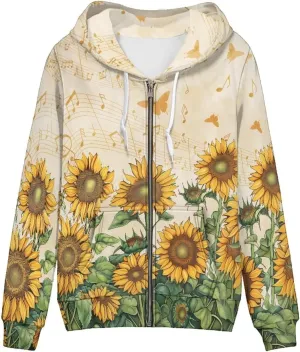 Showudesigns Trendy Zip Up Jackets for Women XS-5XL Fashion Hoodies and Sweatshirts
