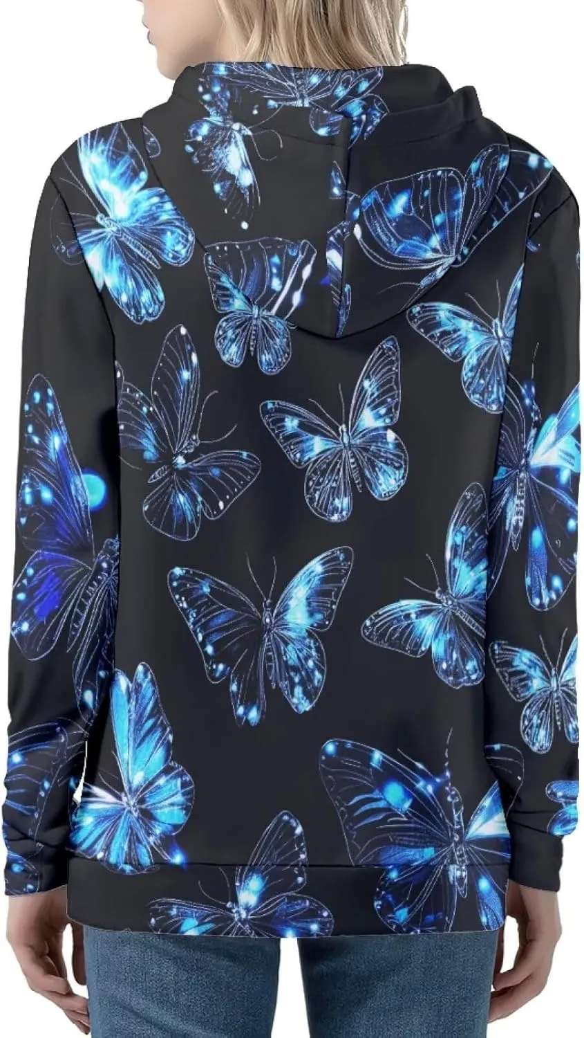 Showudesigns Trendy Zip Up Jackets for Women XS-5XL Fashion Hoodies and Sweatshirts