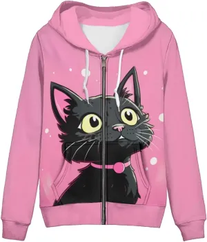 Showudesigns Trendy Zip Up Jackets for Women XS-5XL Fashion Hoodies and Sweatshirts