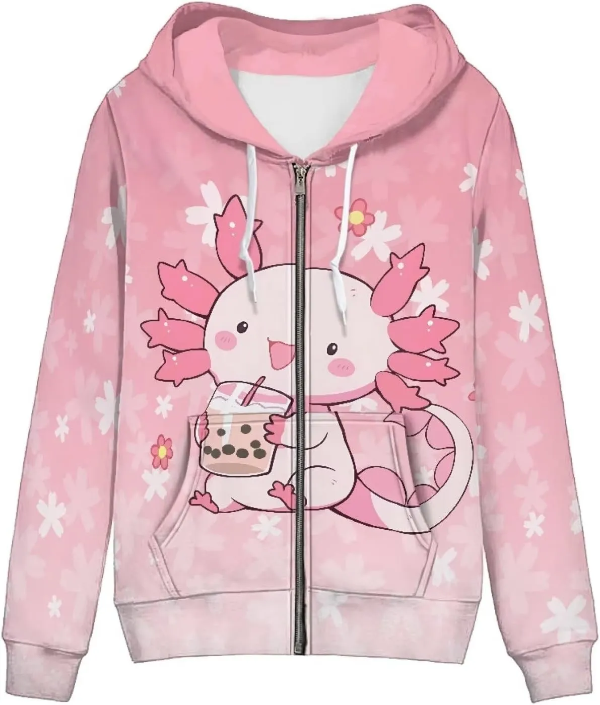 Showudesigns Trendy Zip Up Jackets for Women XS-5XL Fashion Hoodies and Sweatshirts