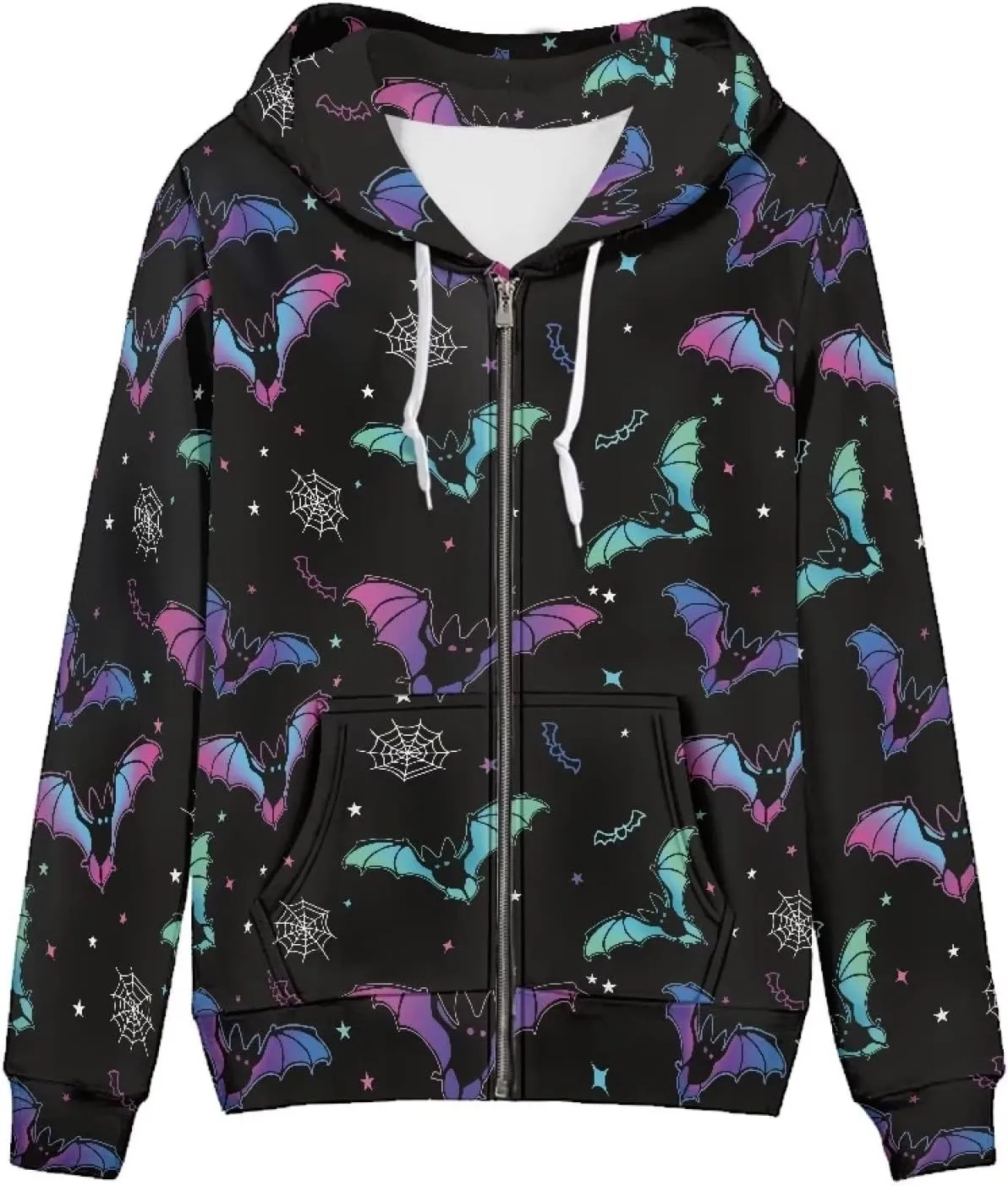Showudesigns Trendy Zip Up Jackets for Women XS-5XL Fashion Hoodies and Sweatshirts